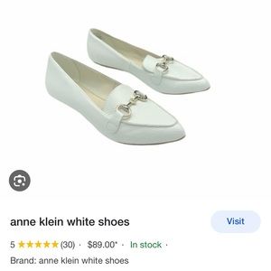 NWOT ANNE KLEIN AKOVERBOOK POINTED LOAFERS
